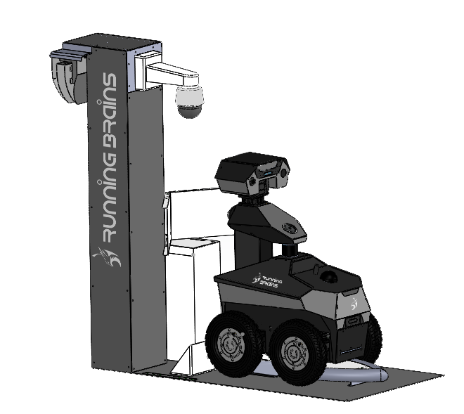 Schéma station de charge premium