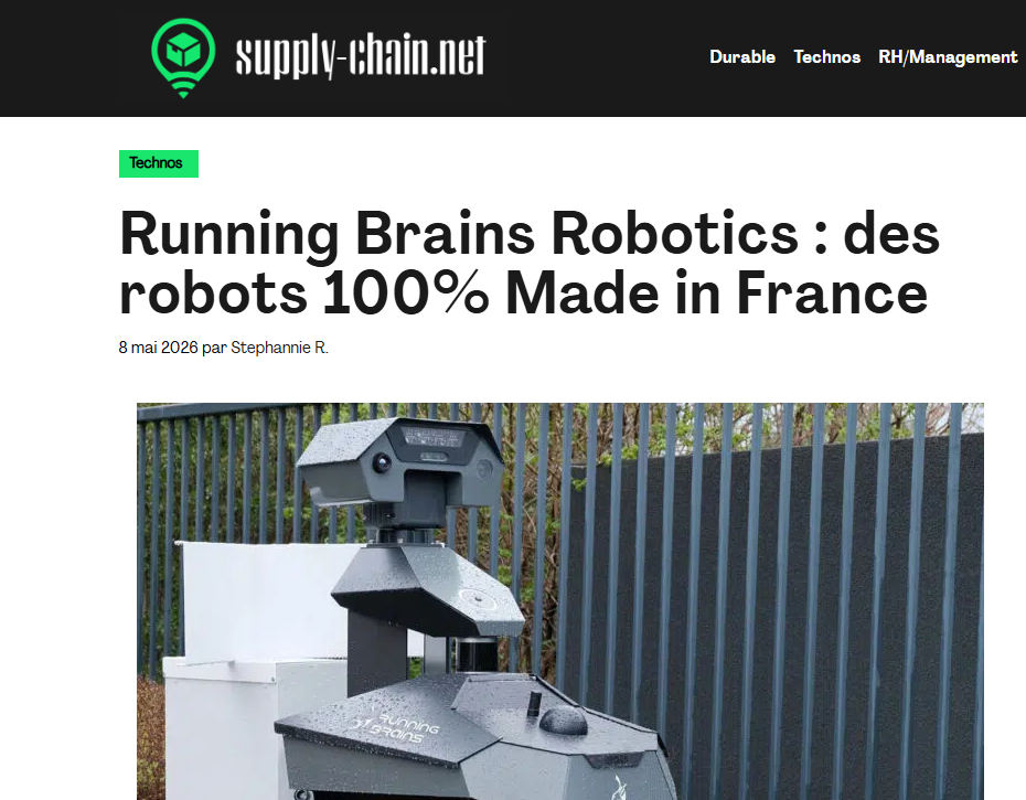 Supply Chain met en avant les robots de GR100 made in France